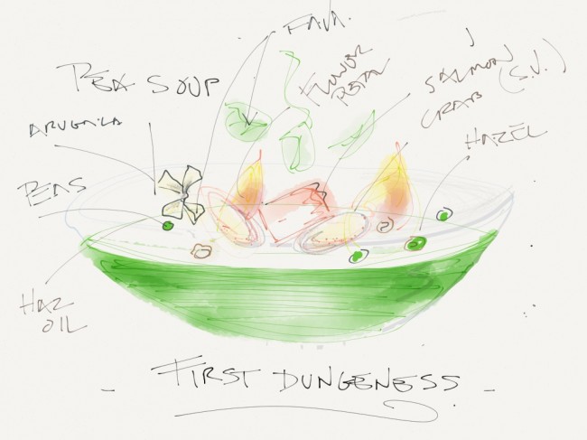 Chefs Draw Food, Recipes using iPad Made with Paper App