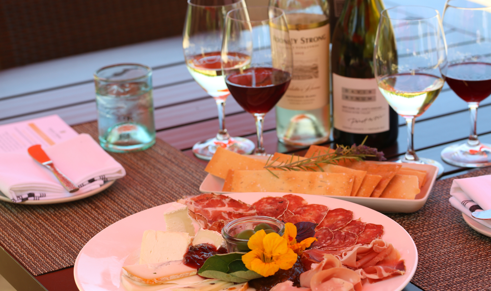 charcuterie and wine pairing at Rodney Strong