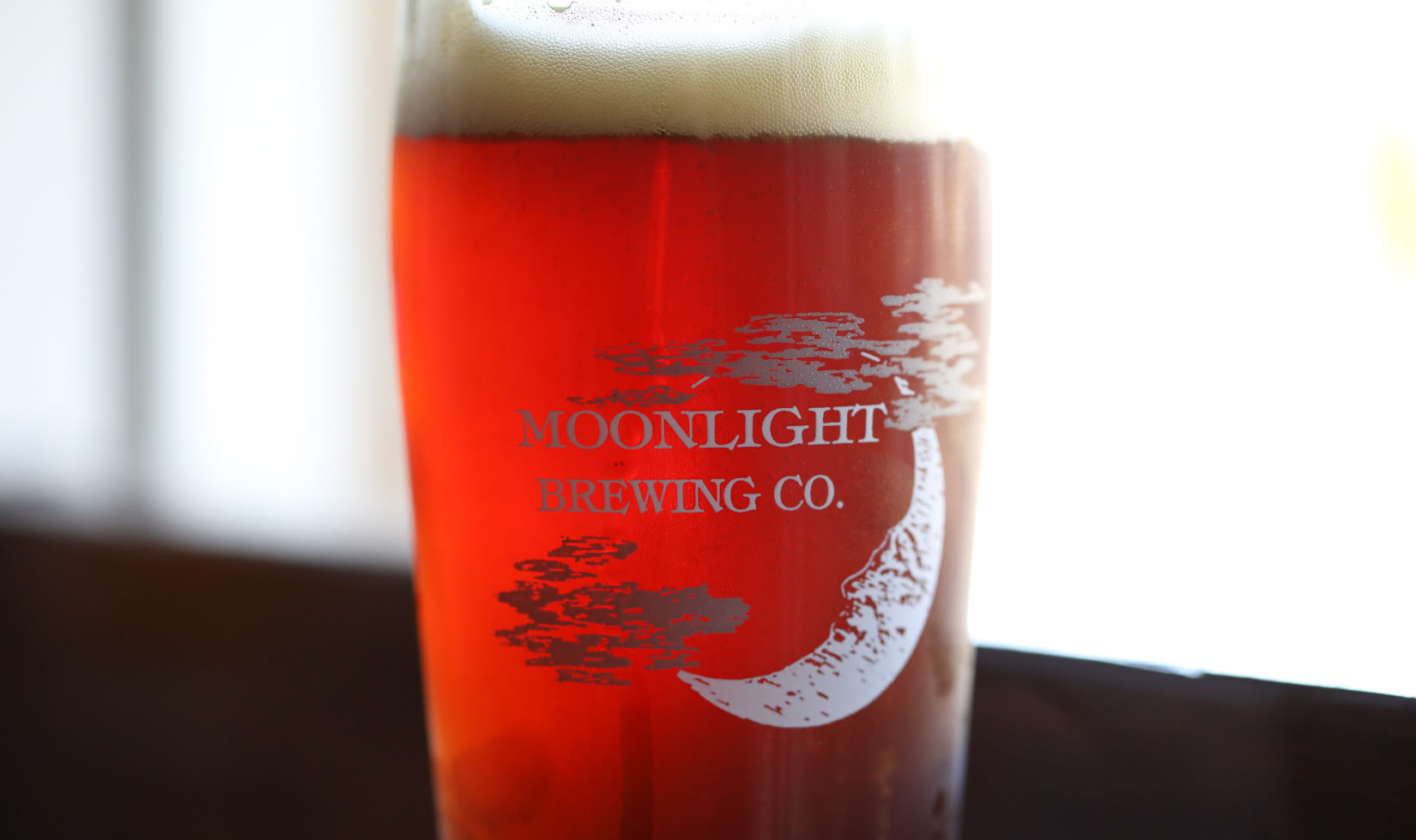 A pint of Twist of Fate at Moonlight Brewery in Santa Rosa