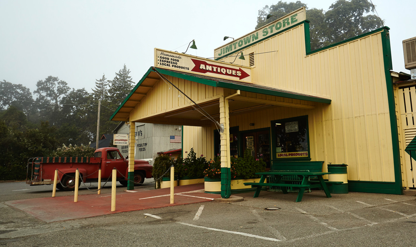 Jimtown Store entrance, Alexander Valley Healdsburg