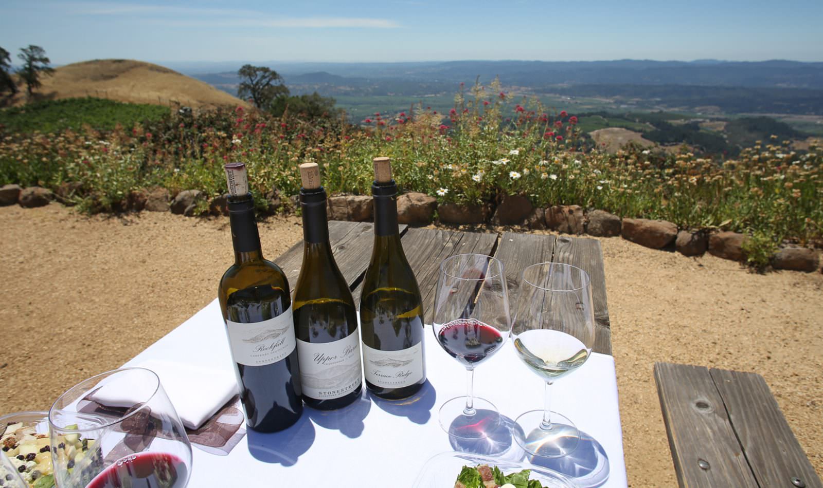 Best Wineries with a View Healdsburg CA Wine Country Table