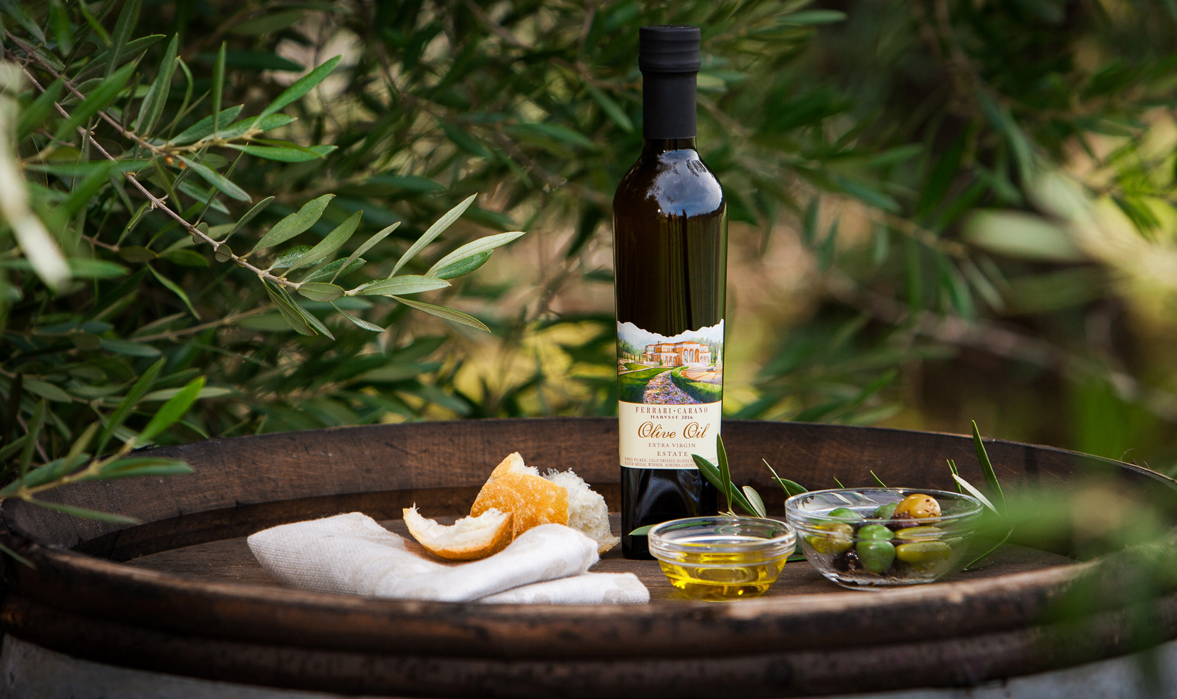 Ferrari-Carano Winery Sonoma olive oil
