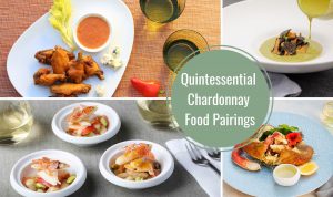 photo collage of four Jordan Winery Perfect Chardonnay Food Pairings with image text "quintessential chardonnay food pairings"
