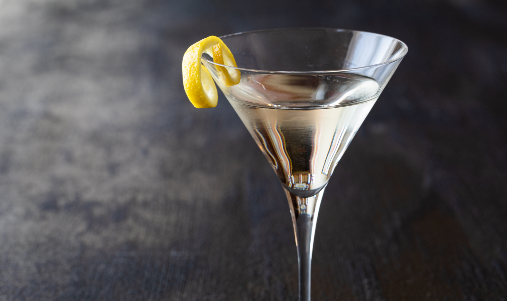 James Bond Vesper 007 Halloween Cocktail with Lemon Twist