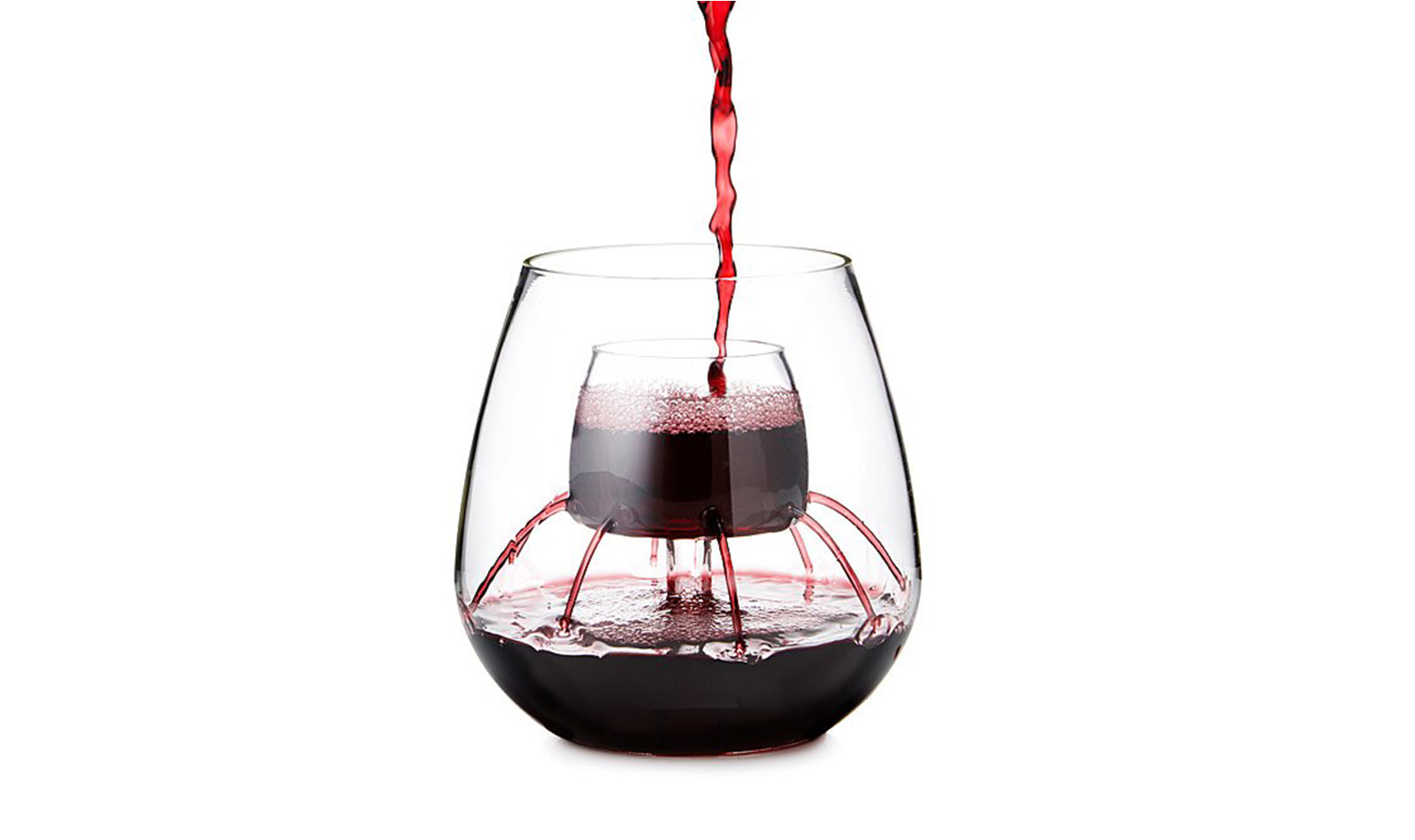 stemless aerating wine glasses