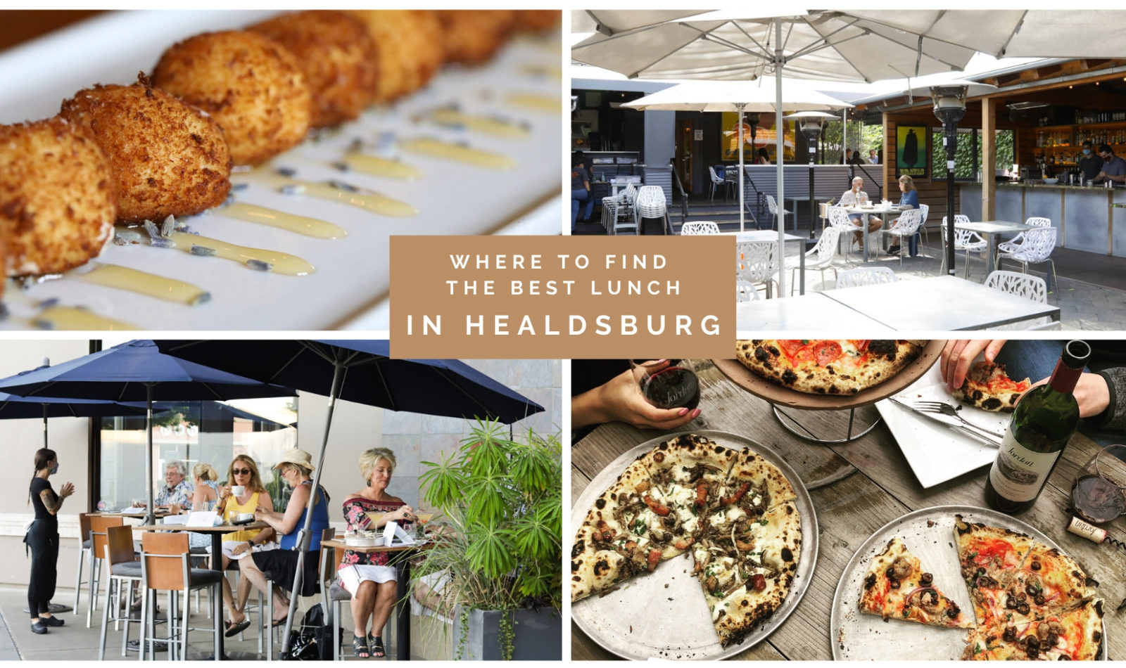 text overlay best healdsburg restaurants with lunch sonoma county
