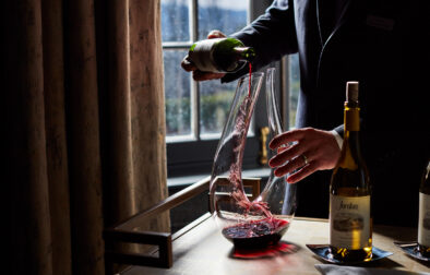 Jordan Winery Decanters Pouring Beauty Blog Size