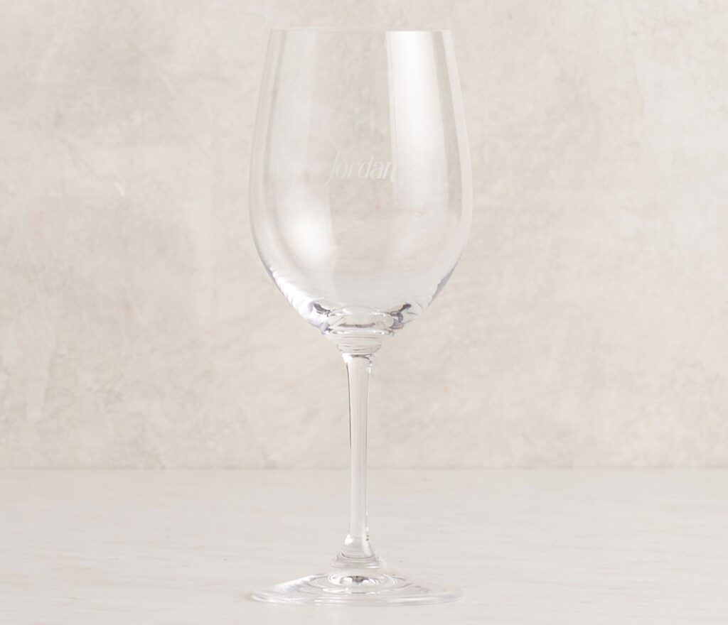 clear wine glass